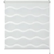 Schöner Wohnen Doppelrollo Tilda 100 x 150 cm transparent/weiß