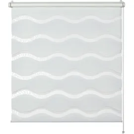 Schöner Wohnen Doppelrollo Tilda 100 x 150 cm transparent/weiß