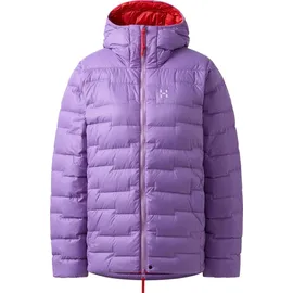 Haglöfs ROC Flash Down Hood Women PURPLE ICE/TECH RED PURPLE ICE/TECH RED S - Lila - S