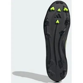 adidas F50 League Laceless FG/MG Core Black / Iron Metallic / Lucid Lemon 46
