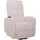 Mendler Fernsehsessel HWC-K62, Relaxsessel TV-Sessel Liege, Liegefunktion Aufstehhilfe, Metall Stofff/Textil Cord ~ creme-weiß