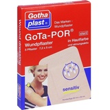 Gothaplast Verbandpflasterfabrik GmbH GOTA-POR Wundpflaster 5x7,2 cm steril hautfarben