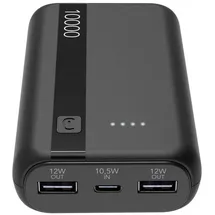 Cellular Line 10000 mAh Powerbank USB Typ-C (Schwarz)