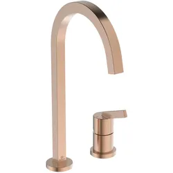 Naber 5024189, Gusto E2, Zweiloch-Einhebelmischer, sun rose, Hochdruck