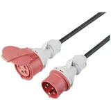 Sygonix SY-5244050 Strom Verlängerungskabel 16 A Schwarz 10 m H07RN-F 5G 1,5 mm2 witterungsbeständig,