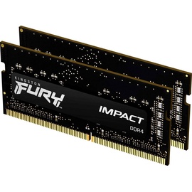 Kingston FURY Impact SO-DIMM Kit 64GB, DDR4-3200, CL20-22-22 (KF432S20IBK2/64)