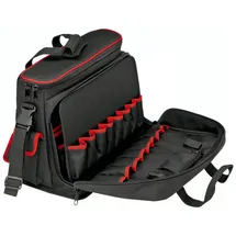 Knipex Werkzeugtasche Service leer rot/schwarz 440x200x340 mm