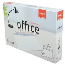 Briefhülle C4 120g 50ST weiß ELCO 74538.12 haftklebend Innendruck