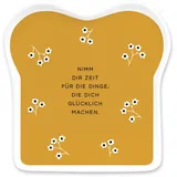 Grafik-Werkstatt Toast-Teller 14,5 x 15,5 cm Weiß