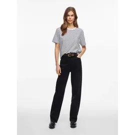 VILA T-Shirt Rundhals schwarz XL