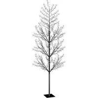 VidaXL Weihnachtsbaum 1200 LEDs Blaues Licht Kirschblüten 400 cm
