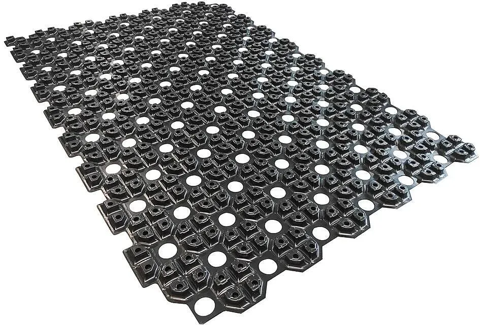 Dünnbett Noppensystem für sehr geringen Aufbau, 0,8m2 mit Klebstoff beschichtet für Rohr 14 mm