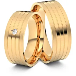 Trauringe Detmold 750er RosÈgold - 8974