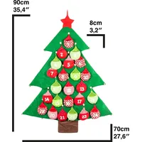 Wurm Adventskalender Tannenbaum