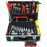FAMEX Alu Werkzeugkoffer 164-tlg. schwarz