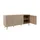 Finori Sideboard Holzwerkstoff Sonoma Eiche/Rafia Geflecht