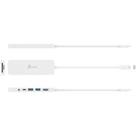 j5create JCD373-N USB-C® Lleichter Multi Adapter,