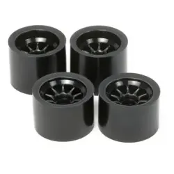 F104 Felgen (4) schwarz für Moosgummi