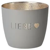 G-C Madras, Windlicht M, Liebe, Flannel/Gold