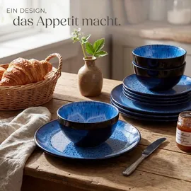 Tectake Tafelservice Mare 6-tlg. blau