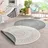 HANSE HOME Porto Wendeteppich Ø 100 cm Grau