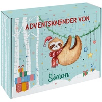 Herz & Heim® DIY Adventskalender zum Befüllen | Faultier, Have a lazy Christmas
