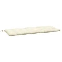 VidaXL Gartenbank-Auflage Creme 120x50x7 cm Oxford-Gewebe