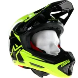 Alpinestars Missile Tech Airlift Fullface Helm-Gelb-L