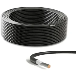 Solarkabel 4mm2 schwarz 25m H1Z2Z2-K Solarleitung für Photovoltaik & Solaranlagen