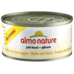 Katzen - Nassfutter ALMO NATURE Huhn mit Käse, 70 g