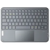 Inateck Tablet Tastatur mit Touchpad für iPad/Tablet/Windows/Laptop/PC Grau
