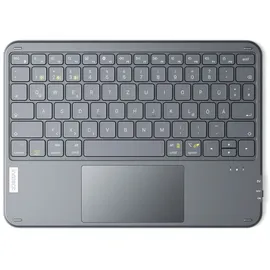 Inateck Tablet Tastatur mit Touchpad für iPad/Tablet/Windows/Laptop/PC Grau