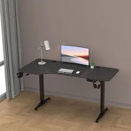 pro.tec Schreibtisch Oxnard Schwarz