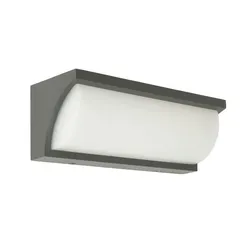 Licht-Erlebnisse LED Wandleuchte TENBOS Anthrazit IP65 Modern Außen