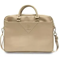GUESS Torba GUCB15ZPGSTEGD 16" złoty/light gold Triangle 4G