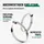 greate 10er Pack Schlauchschellen Edelstahl 50-70 mm einstellbar rostfrei