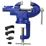 Liben Multifunktions-Schraubstock, 360 Grad drehbar, Universalbefestigung, 50 mm Backen