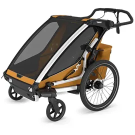 Thule Chariot Sport 2 Double Kinderanhänger (Größe One Size, gelb)