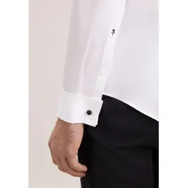 Seidensticker Slim Fit Smokinghemd Weiß L