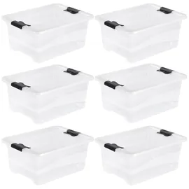 KEEEPER Aufbewahrungsbox Cornelia 39,5 x 29,5 x 17,5 cm 6-tlg. transparent