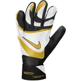 Nike Match Fußball-Torwarthandschuhe Black/White/Metallic Gold Coin 11