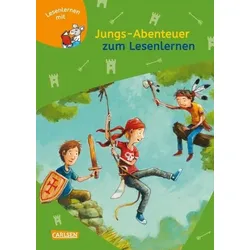 CARLSEN 9783551066282 LESEMAUS Jungs-Abenteuer zum Lesenlernen