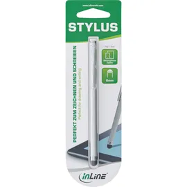InLine Stylus für Tablet silber