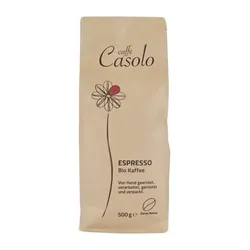 Caffe Casolo Espresso ganze Bohne bio 500g