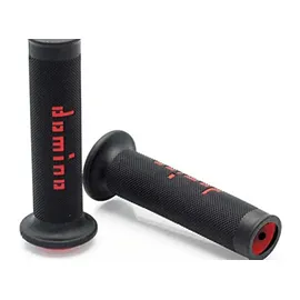Domino Griffe A010 Road Racing Schwarz/Rot 2 Stück