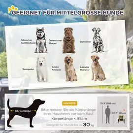 PawHut Hundeanhänger gelb