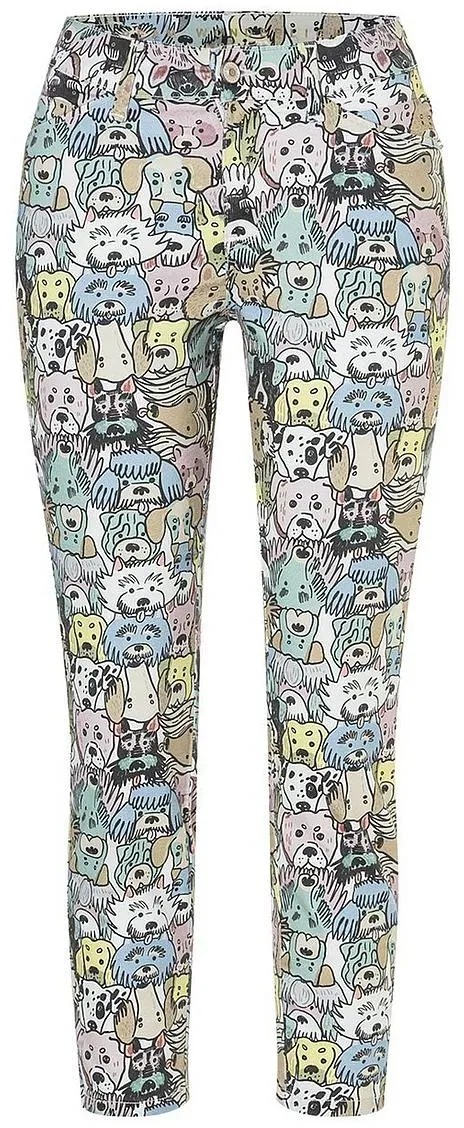 Slim Fit-7/8-Jeans Modell Dream Summer Mac mehrfarbig, 42