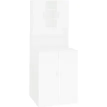 vidaXL Waschmaschinenschrank Weiß