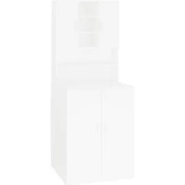 vidaXL Waschmaschinenschrank Weiß