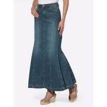 Heine A-Linien-Rock Jeans Blau 42